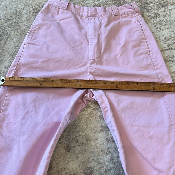 BDG pink washed high waisted cropped khaki jeans, size 2 - Picture 6 of 8
